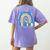 Be Kind Rainbow Down Syndrome Awareness Teacher Blue Yellow Women's Comfort Colors T-Shirt Back Print Violet Be Kind Rainbow Down Syndrome Awareness Teacher Blue Yellow Women's Comfort Colors T-Shirt Back Print Violet