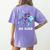 Be Kind Rainbow Fish Teacher Life Teaching Back To School Women's Comfort Colors T-Shirt Back Print Violet Be Kind Rainbow Fish Teacher Life Teaching Back To School Women's Comfort Colors T-Shirt Back Print Violet