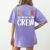 Kinder Crew Shirt Kindergarten Boy Girl Student Teacher Women's Comfort Colors T-Shirt Back Print Violet Kinder Crew Shirt Kindergarten Boy Girl Student Teacher Women's Comfort Colors T-Shirt Back Print Violet