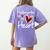 Kindergarten Has My Heart Buffalo Print Teacher Valentine Women's Comfort Colors T-Shirt Back Print Violet Kindergarten Has My Heart Buffalo Print Teacher Valentine Women's Comfort Colors T-Shirt Back Print Violet