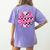 Kindergarten Teacher Women Checkered First Day Of School Women's Comfort Colors T-Shirt Back Print Violet Kindergarten Teacher Women Checkered First Day Of School Women's Comfort Colors T-Shirt Back Print Violet