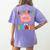 Kiss Your Brain Calm Mindset Teacher Kids Boys Girls Women Women's Comfort Colors T-Shirt Back Print Violet Kiss Your Brain Calm Mindset Teacher Kids Boys Girls Women Women's Comfort Colors T-Shirt Back Print Violet