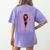 La Maestra Mexican Bingo Card Teacher Lottery Card Women's Comfort Colors T-Shirt Back Print Violet La Maestra Mexican Bingo Card Teacher Lottery Card Women's Comfort Colors T-Shirt Back Print Violet