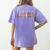 Latina Teacher Maestra Educated & Latino Teachers Women Women's Comfort Colors T-Shirt Back Print Violet