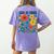 Leer Es Poder Cute Floral Boho Spanish Teacher Reading Women's Comfort Colors T-Shirt Back Print Violet Leer Es Poder Cute Floral Boho Spanish Teacher Reading Women's Comfort Colors T-Shirt Back Print Violet