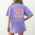 Leer Es Poder Groovy Spanish Teacher Bilingual Maestra Men Women Women's Comfort Colors T-Shirt Back Print Violet