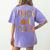 Leopard Trick Or Teach Halloween Teacher Costume Women Women's Comfort Colors T-Shirt Back Print Violet Leopard Trick Or Teach Halloween Teacher Costume Women Women's Comfort Colors T-Shirt Back Print Violet