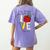 Let All That You Do Be Done In Love Christian Teacher Women's Comfort Colors T-Shirt Back Print Violet
