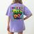 Let The Games Begin Fourth Grade Field Day 2025 Teacher Kid Women's Comfort Colors T-Shirt Back Print Violet