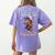 Let's Eat Kids Grammar Werewolf Halloween Teacher Women's Comfort Colors T-Shirt Back Print Violet Let's Eat Kids Grammar Werewolf Halloween Teacher Women's Comfort Colors T-Shirt Back Print Violet