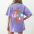 Let's Learn Today Teacher Motivational Back To School Women's Comfort Colors T-Shirt Back Print Violet Let's Learn Today Teacher Motivational Back To School Women's Comfort Colors T-Shirt Back Print Violet