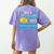 Librarian Teacher Dive Into A Good Book Reading Premium Tri-Blend Women's Comfort Colors T-Shirt Back Print Violet