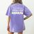 Life Happens Visuals Help Special Education Teacher Aide Women's Comfort Colors T-Shirt Back Print Violet