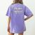 The Life Of A Teacher Friendship Bracelets Elementary School Women's Comfort Colors T-Shirt Back Print Violet