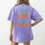 The Life Of A Teacher Women's Comfort Colors T-Shirt Back Print Violet The Life Of A Teacher Women's Comfort Colors T-Shirt Back Print Violet