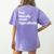 You Literally Mean Figuratively English Teacher Women's Comfort Colors T-Shirt Back Print Violet You Literally Mean Figuratively English Teacher Women's Comfort Colors T-Shirt Back Print Violet