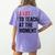 A Lot To Teach At The Moment Women's Teacher Tee Women's Comfort Colors T-Shirt Back Print Violet