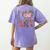 I Love Art Artist Painter Colorful Painting Art Teacher Women's Comfort Colors T-Shirt Back Print Violet