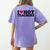I Love Hot Teachers Men Women Women's Comfort Colors T-Shirt Back Print Violet