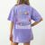 I Love My Job For All The Little Reasons Kid Daycare Teacher Women's Comfort Colors T-Shirt Back Print Violet