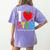 I Love STEM Student Teacher 1st Day Of School Back To School Women's Comfort Colors T-Shirt Back Print Violet