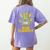 Mad Scientist Kids Youth Adult Science Teacher Chemistry Women's Comfort Colors T-Shirt Back Print Violet