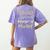 Magical Teacher Manager Of Mischief Birthday Family Party Women's Comfort Colors T-Shirt Back Print Violet