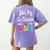 Matching Co-Teacher Best Friend She's My Bestie Work Team Women's Comfort Colors T-Shirt Back Print Violet