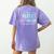The Math Ain't Mathin Math Teacher Women's Comfort Colors T-Shirt Back Print Violet The Math Ain't Mathin Math Teacher Women's Comfort Colors T-Shirt Back Print Violet