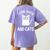 Math And Cats Apparel For Teachers Students Cat Lovers Women's Comfort Colors T-Shirt Back Print Violet Math And Cats Apparel For Teachers Students Cat Lovers Women's Comfort Colors T-Shirt Back Print Violet