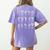 Math Equation Figures Algebra Dance Nerdy Teacher Joke For Men Women Girls Kids Women's Comfort Colors T-Shirt Back Print Violet