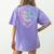 Do The Math Multiply Love Add Hope Math Teacher Tie Dye Women's Comfort Colors T-Shirt Back Print Violet