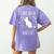 Math Nerd Math Teacher Cat Lover I Love Math And Cats Women's Comfort Colors T-Shirt Back Print Violet
