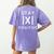 Math Teacher Appreciation Stay Positive Absolute Value Women's Comfort Colors T-Shirt Back Print Violet Math Teacher Appreciation Stay Positive Absolute Value Women's Comfort Colors T-Shirt Back Print Violet