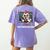 Math Teacher Chicken Mathemachicken Pun Women's Comfort Colors T-Shirt Back Print Violet Math Teacher Chicken Mathemachicken Pun Women's Comfort Colors T-Shirt Back Print Violet