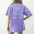 Math Teacher Tee Complimentary Acute Angle T-Shirt Women's Comfort Colors T-Shirt Back Print Violet Math Teacher Tee Complimentary Acute Angle T-Shirt Women's Comfort Colors T-Shirt Back Print Violet