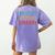Meet Me At The Library For Teachers And School Librarians Women's Comfort Colors T-Shirt Back Print Violet Meet Me At The Library For Teachers And School Librarians Women's Comfort Colors T-Shirt Back Print Violet