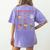 Merry Syllables Teacher Christmas Educational Kids Women's Comfort Colors T-Shirt Back Print Violet Merry Syllables Teacher Christmas Educational Kids Women's Comfort Colors T-Shirt Back Print Violet