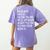 Never Mess With An English Teacher Back To School Women's Comfort Colors T-Shirt Back Print Violet Never Mess With An English Teacher Back To School Women's Comfort Colors T-Shirt Back Print Violet
