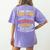 Middle School Science Teacher Halloween Costume For Men Women Women's Comfort Colors T-Shirt Back Print Violet
