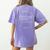 Montessori Children Grow In The Hands Of Teachers Women's Comfort Colors T-Shirt Back Print Violet Montessori Children Grow In The Hands Of Teachers Women's Comfort Colors T-Shirt Back Print Violet
