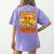 Montessori School Montessori Teacher Peace Love Montessori For Men Women Women's Comfort Colors T-Shirt Back Print Violet