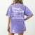 Music Teacher Definition Back To School First Day Women's Comfort Colors T-Shirt Back Print Violet
