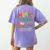 Music Teacher Music Sing Play Dance Choir Piano Women's Comfort Colors T-Shirt Back Print Violet