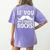 If You Mustache My Students Rock Teacher Mustache Women's Comfort Colors T-Shirt Back Print Violet If You Mustache My Students Rock Teacher Mustache Women's Comfort Colors T-Shirt Back Print Violet