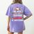 Be Nice To The Teacher Santa Is Watching Christmas Women's Comfort Colors T-Shirt Back Print Violet Be Nice To The Teacher Santa Is Watching Christmas Women's Comfort Colors T-Shirt Back Print Violet