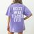 Nicest Mean Teacher Ever Teacher For Men Women Women's Comfort Colors T-Shirt Back Print Violet