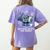 Nothing Beats 3rd Grade Back To School Kids Teachers Women's Comfort Colors T-Shirt Back Print Violet