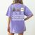 Nothing Beats Kindergarten Back To School Kids Teacher Women's Comfort Colors T-Shirt Back Print Violet