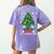 Oh Chemistree Scientist Chemical Christmas Xmas Teacher Women's Comfort Colors T-Shirt Back Print Violet Oh Chemistree Scientist Chemical Christmas Xmas Teacher Women's Comfort Colors T-Shirt Back Print Violet